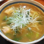 むかわ - 鶏カレー南蛮蕎麦