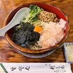 利久庵 - 納豆そば1,050円