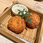 豆腐料理 空野 - ずわい蟹の豆乳クリームコロッケ