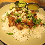 ポーク ベリー キャンティーン - タコスライス ワカモレ付