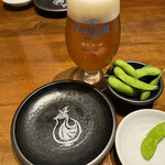 Izakayasamban - ビールと枝豆