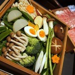 ステーキハウス 村岡 - 今回も、たっぷりと新鮮な野菜が入っていますよ。
      
      普段って中々野菜って食べないですよね。