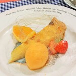 キャセロール - デザート。洋梨のタルト。