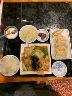 中華居酒屋 餃子房 八福 - 八宝菜定食　990円