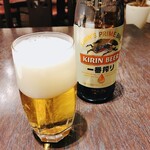 菜香新館 - ビール