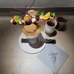 PATISSERIE ASAKO IWAYANAGI - パルフェビジュー ® サンヴァロンタンとエチオピア ディーマ べデッサ ナチュラル」のコーヒー