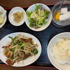 美食苑 - ニラレバーとごはんセット