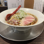 金町製麺 - 手もみ中華そば(麺半)　800円