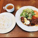 ロイヤルホスト - 洋食ランチ（チキン南蛮＆国産ポークカツ）　税込913円