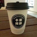 しもきた茶苑大山 - ほうじ茶ラテは、ウーロン茶葉を焙煎して作ってるそうです。