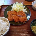 ごはん処 かつ庵 - 熟成ヒレかつ定食（８６９円）