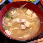 さくら本店 - (ﾗﾝﾁ)さくら定食 具だくさん味噌汁　2022.1.28