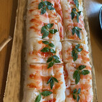 檜垣 - 海老寿司　2400円　このビジュアルには毎回ウットリします。