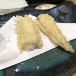天麩羅 やぎ - 穴子　江戸前だね