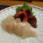 味心 すず木 - 活〆鮃、鮪づけ(^-^)