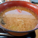 松輪 - みそ汁は”＋160円”で、あら汁へ変更しました。