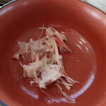 松輪 - ”金目鯛”の”あら汁”に舌鼓、骨をシャブリながらも綺麗に残し、飲み干しました。