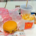 マクドナルド - 料理写真:ダブルチーズバーガーセット