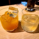 Namagaki To Kiwami Gyuutan Roiyaru Goddo - 正式名称失念　つぶつぶオレンジのお酒とシャインマスカットのお酒(多分)