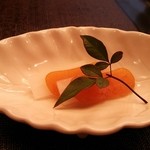 味心 すず木 - からすみ。サービスしてもらいました(^-^)