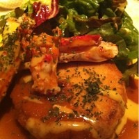 コントワール ミサゴ - タラバガニのクラブケーキと焼きﾀタラバガニ添え