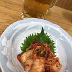 四ツ木製麺所 - イカ明太キムチ