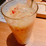 Yakitori Toochaduke Fuujin - りんごの果肉たっぷりお酒