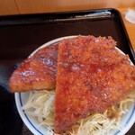 本格手打ち はな善 - ソースかつ丼ミニ