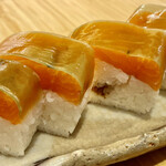 ひさご寿し - ビワマスの棒寿し