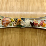 ひさご寿し - ビワマスのレアと塩たたきとイワトコナマズのレアと熟成