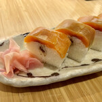 ひさご寿し - ビワマスの棒寿し