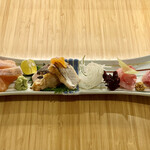 ひさご寿し - ビワマスのレアと塩たたきとイワトコナマズのレアと熟成