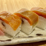 ひさご寿し - ビワマスの棒寿し