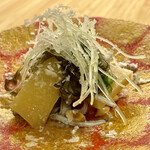 ひさご寿し - 氷魚と竹の子のお通し