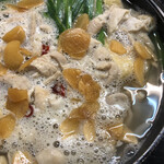 おふくろ亭 - 2022/01/31
      ホル鍋定食 ニンニク 大飯 500円
      チキンカツ 3個 100円