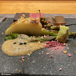 丸新 - 黒樺牛ﾗﾝﾌﾟの炭火焼