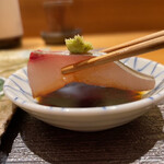 丸新 - 天然 縞鯵の造り