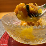 丸新 - くもこのﾌﾘｯﾄと卵黄のTKG