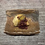 丸新 - 焙じ茶のｼﾞｪﾗｰﾄ､無花果､小豆