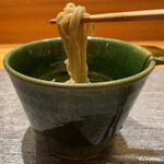 丸新 - 十割そばの冷がけ