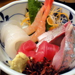 主税寿司 - 刺身盛り合わせ