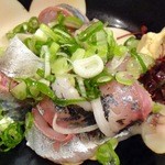 主税寿司 - 鯵たたき