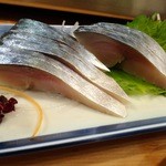 主税寿司 - 〆鯖つまみ
