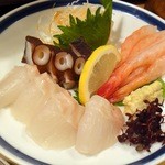 主税寿司 - 刺身盛り合わせ