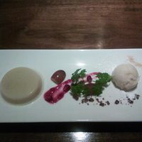 クッチーナ クラモチ - ほうじ茶のブラマンジュとソルベ