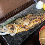 酒と肴 まる蔵 - さば文化干し定食 ¥920