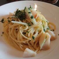 Mar Rosso - 北海道のホタテのペペロンチーノ☆