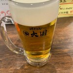 焼きとん大国 - モルツ(生ビール)550円