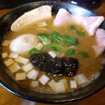 天国麺飯 - 天国醤油ラーメン　900円　魚介強めの濃口醤油ラーメン