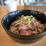 Aozora Ka Fe Dainingu - あおぞら SPECIAL LUNCH 自家製ローストビーフ Mサイズ変更